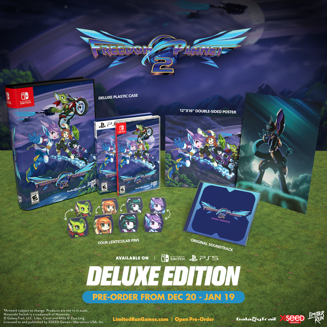 Freedom Planet 2 Deluxe Edition (Switch, PS5) – Limited Run Games Freedom Planet 2 Deluxe Edition (Switch, PS5) – Limited Run Games