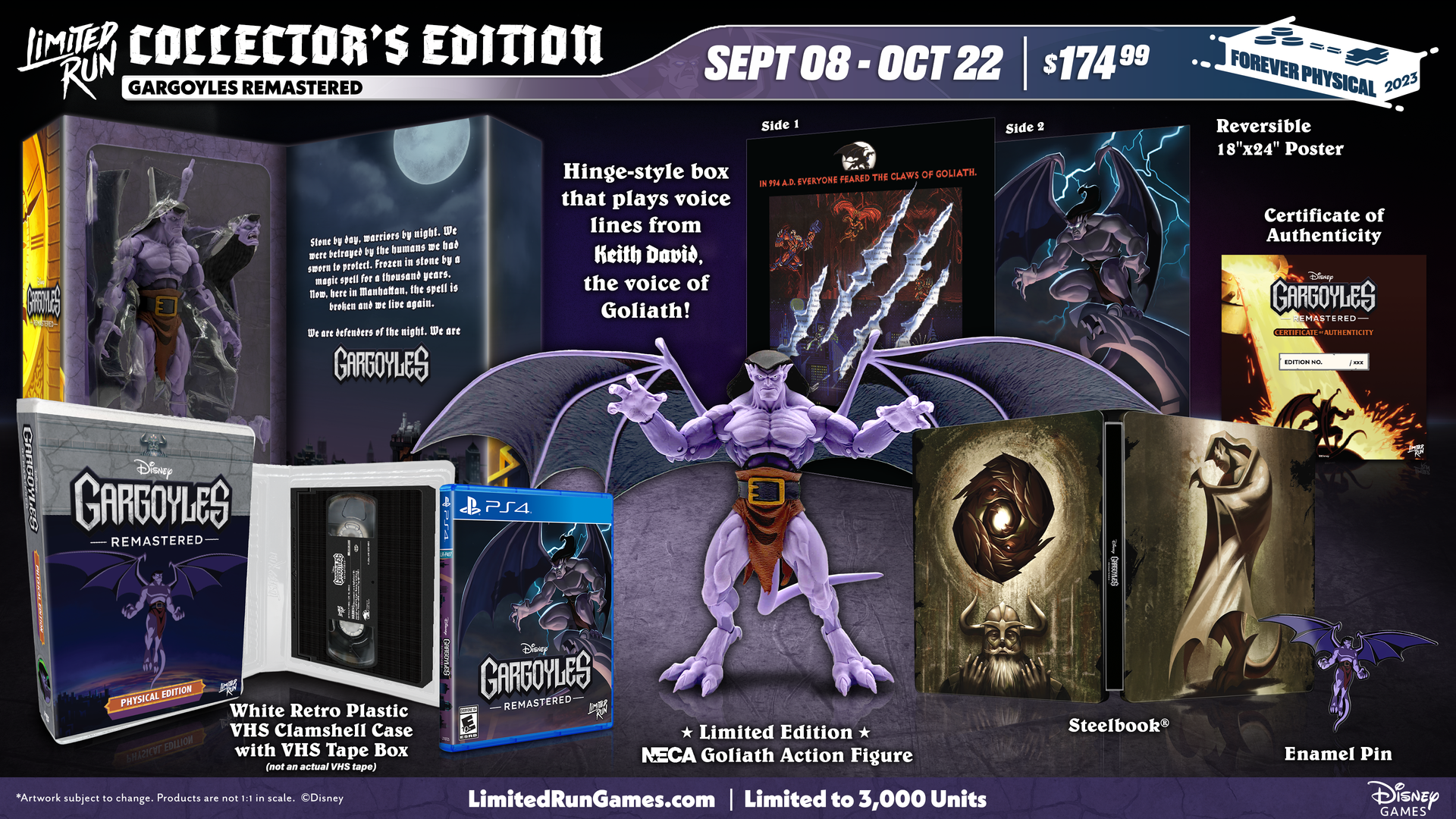 Limited Run #531: Gargoyles Remastered Collector's Edition Limited Run #531: Gargoyles Remastered Collector's Edition