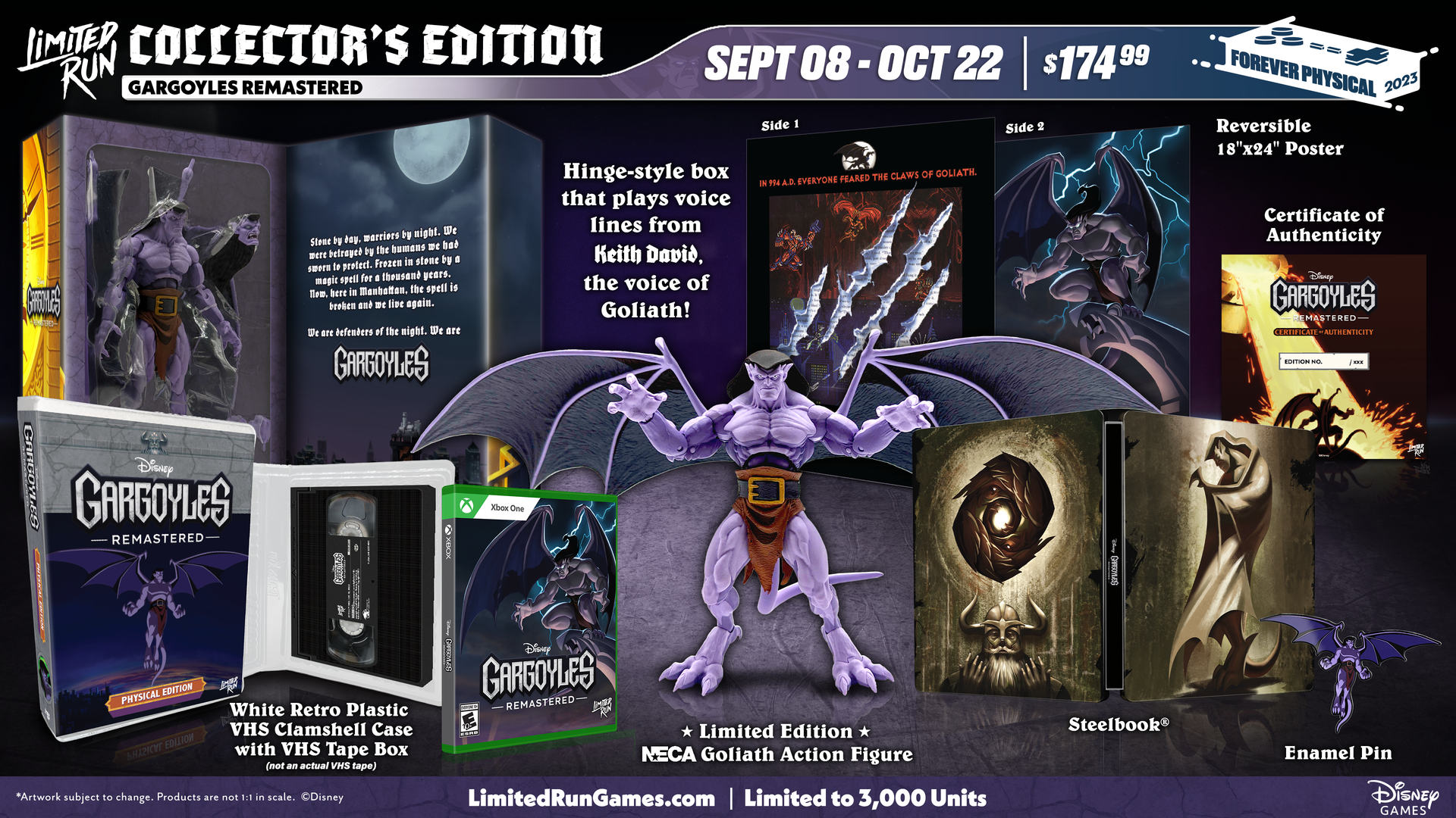 Gargoyles Remastered Xbox One Limited Run Games (Multi Gargoyles Remastered Xbox One Limited Run Games (Multi