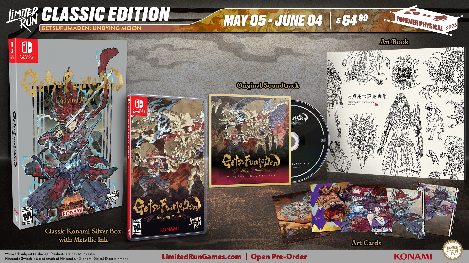 Switch Limited Run #183: GetsuFumaDen: Undying Moon Classic Switch Limited Run #183: GetsuFumaDen: Undying Moon Classic