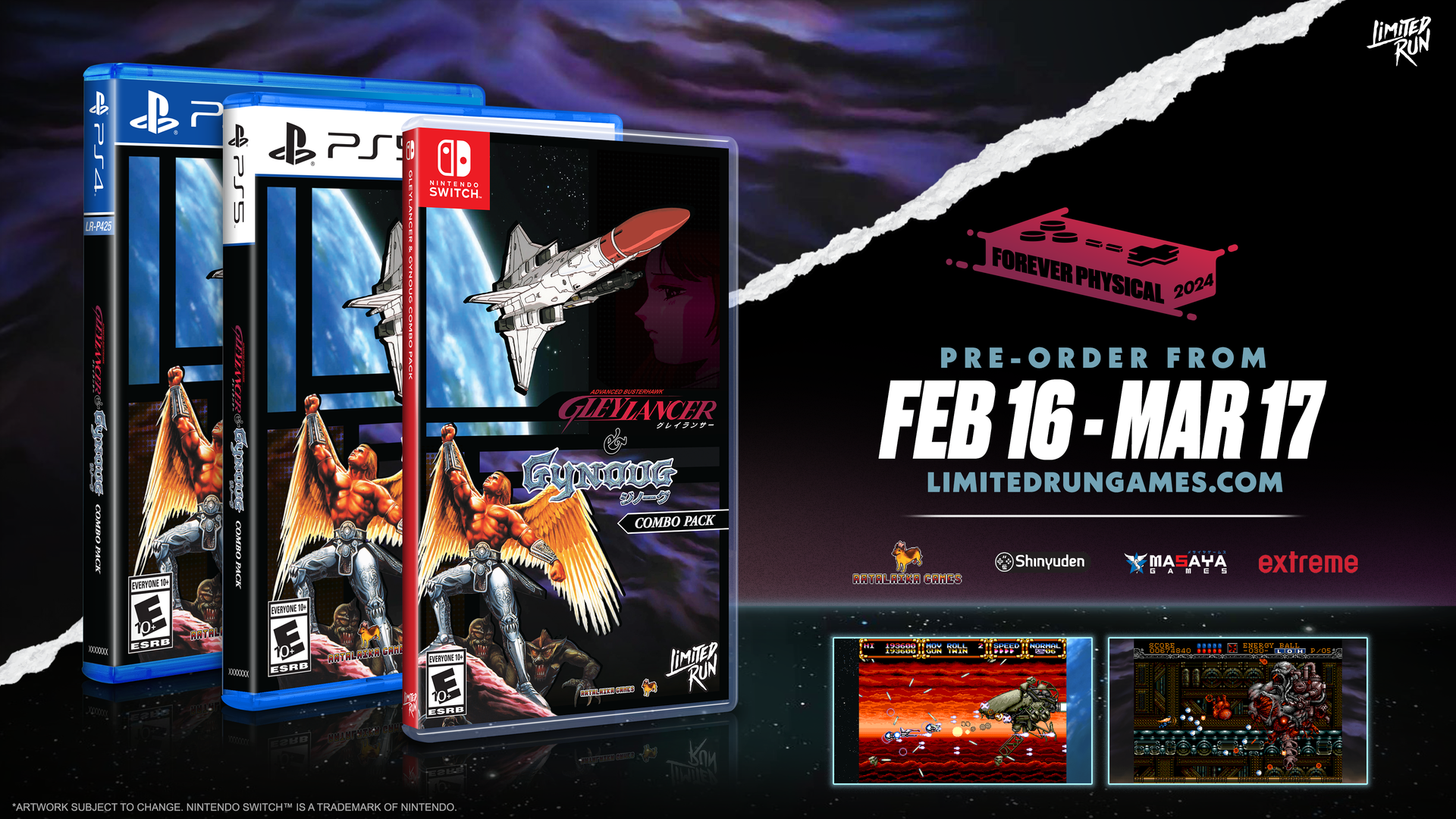 PS5 Limited Run #92: Gleylancer & Gynoug Combo Pack – Limited Run PS5 Limited Run #92: Gleylancer & Gynoug Combo Pack – Limited Run