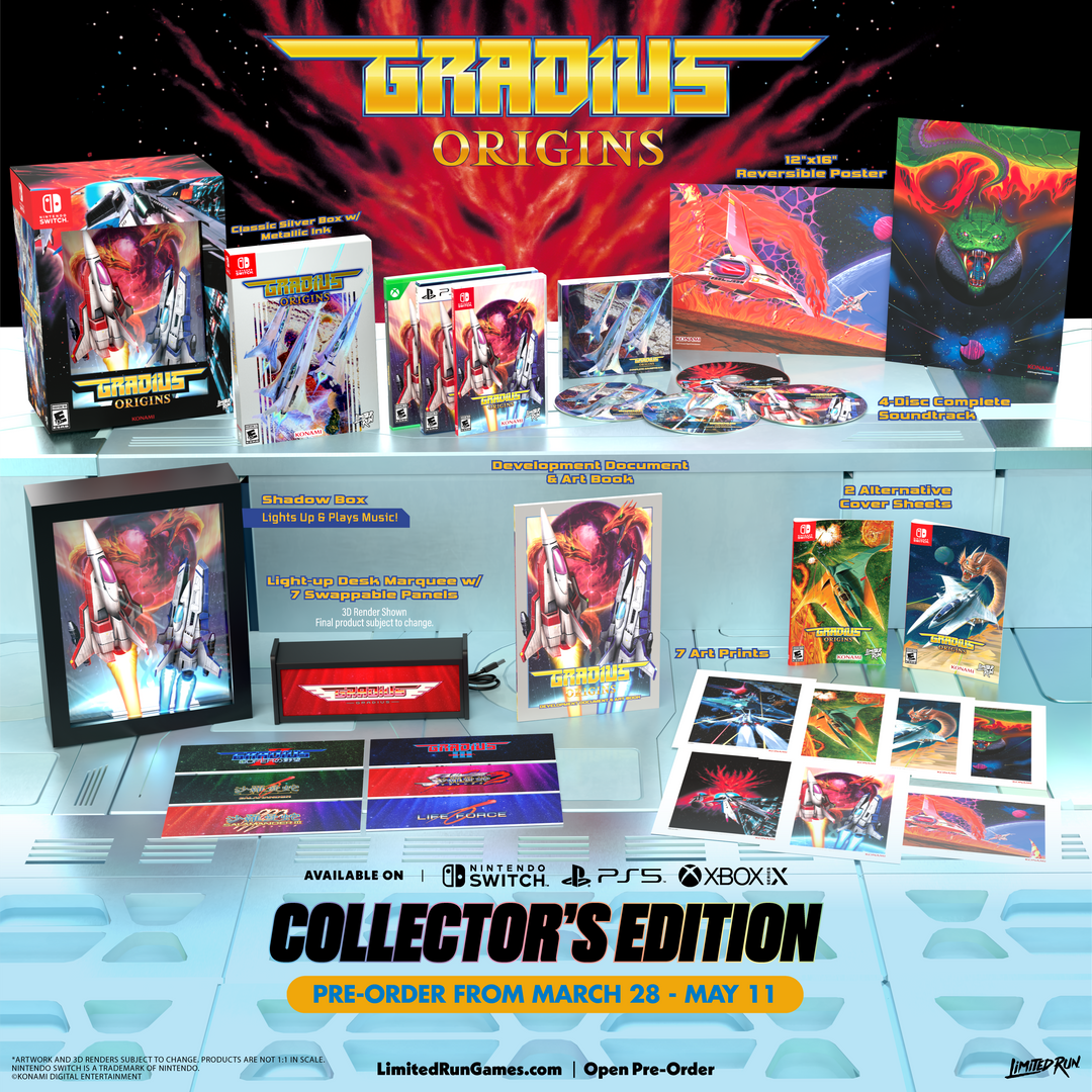 Gradius Origins Collector's Edition (Switch, PS5, Xbox) – Limited Gradius Origins Collector's Edition (Switch, PS5, Xbox) – Limited
