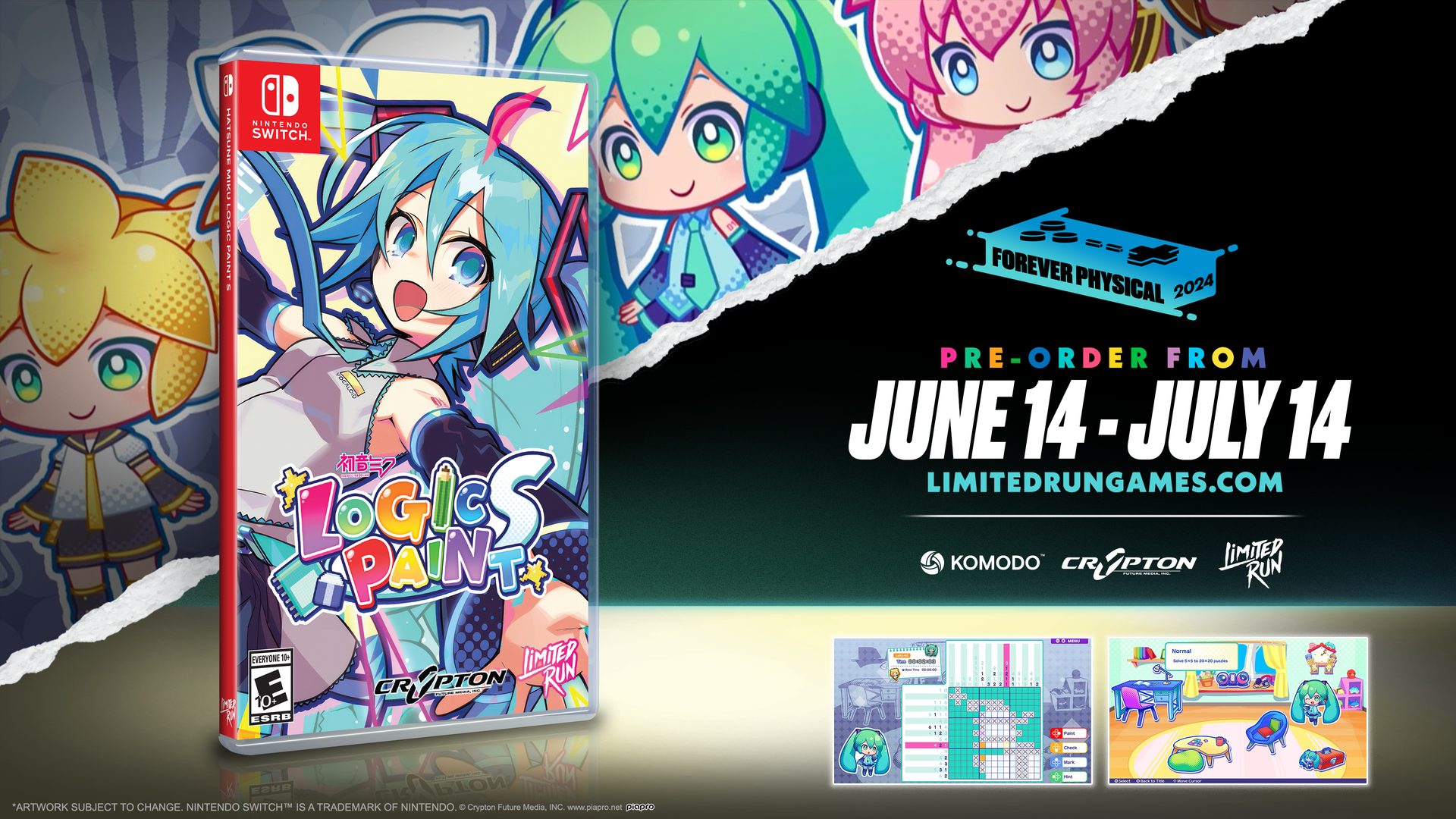 Switch Limited Run #239: Hatsune Miku Logic Paint S – Limited Run Switch Limited Run #239: Hatsune Miku Logic Paint S – Limited Run