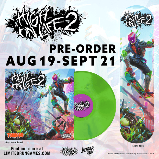 High On Life 2 Skate Deck