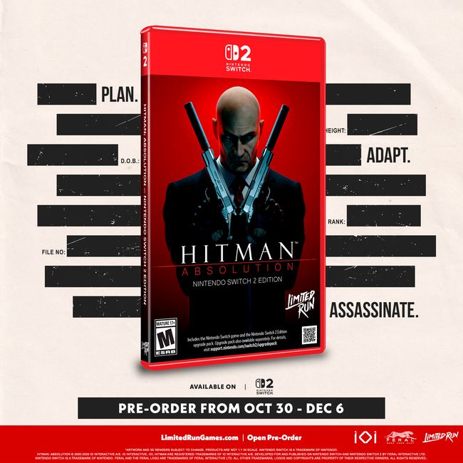 Switch 2 Limited Run #7: Hitman: Absolution Standard Edition