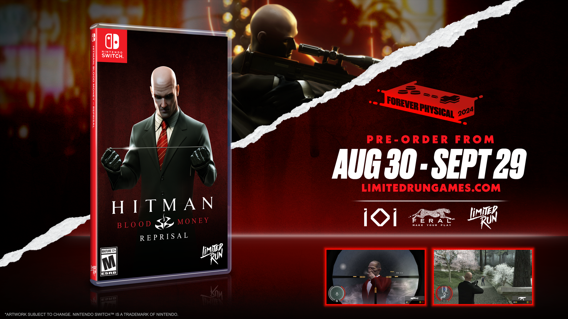 Switch Limited Run #256: Hitman: Blood Money — Reprisal – Limited Switch Limited Run #256: Hitman: Blood Money — Reprisal – Limited