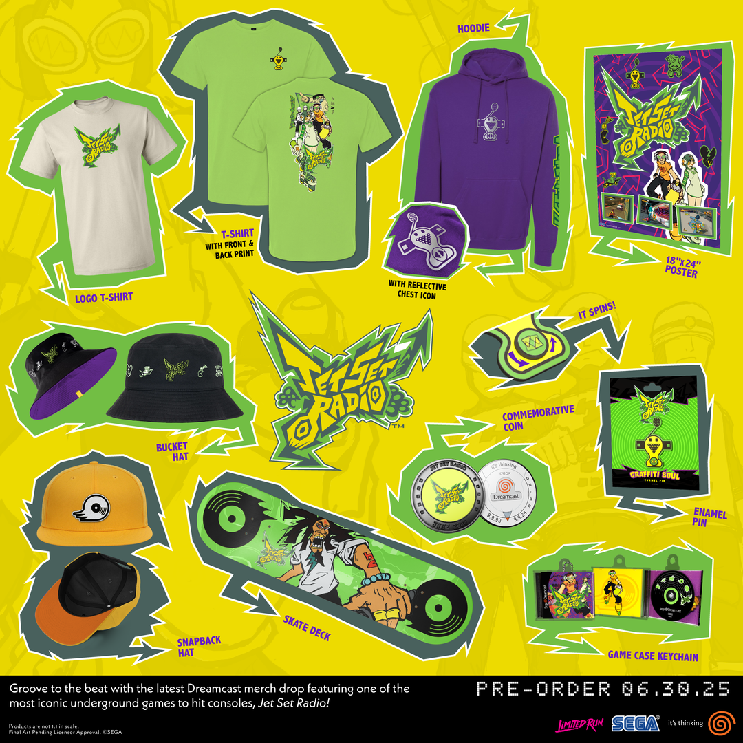Jet Set Radio Logo Shirt – Limited Run Games Jet Set Radio Logo Shirt – Limited Run Games