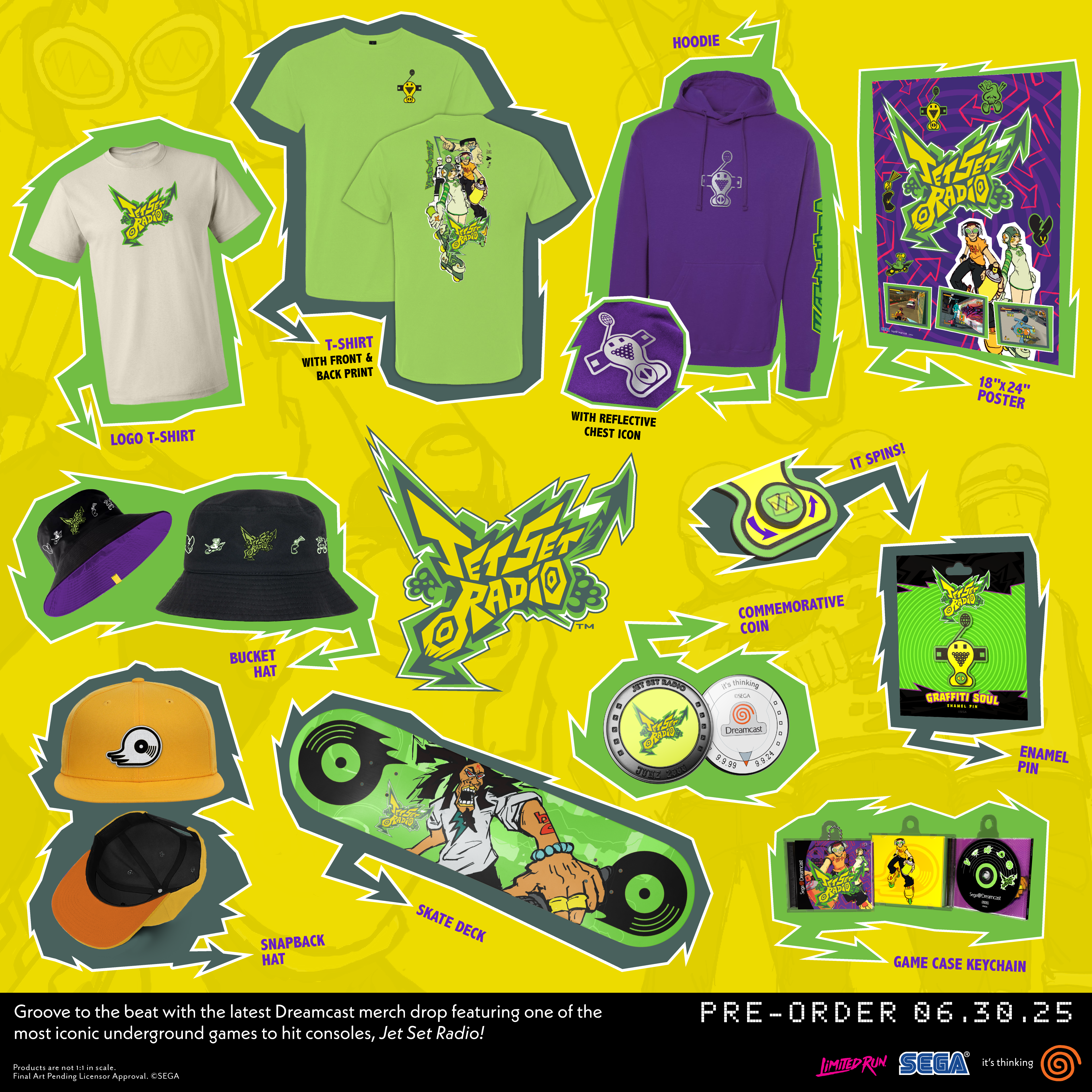 Limited Run Games Jet Set Radio Skate Deck - Thumbnail 4