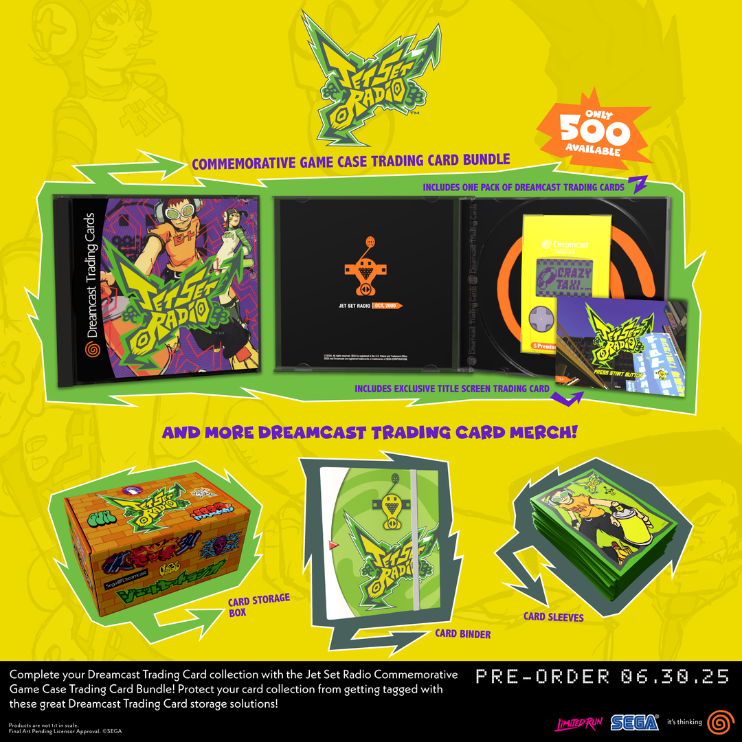 Jet Set Radio Card Binder Limited Run Games Jet Set Radio Card Binder Limited Run Games