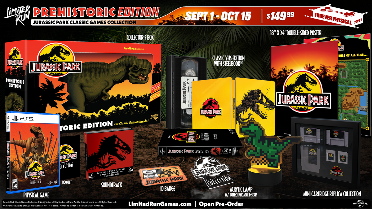 Jurassic Park: Classic Games Collection Prehistoric Edition (PS5)
