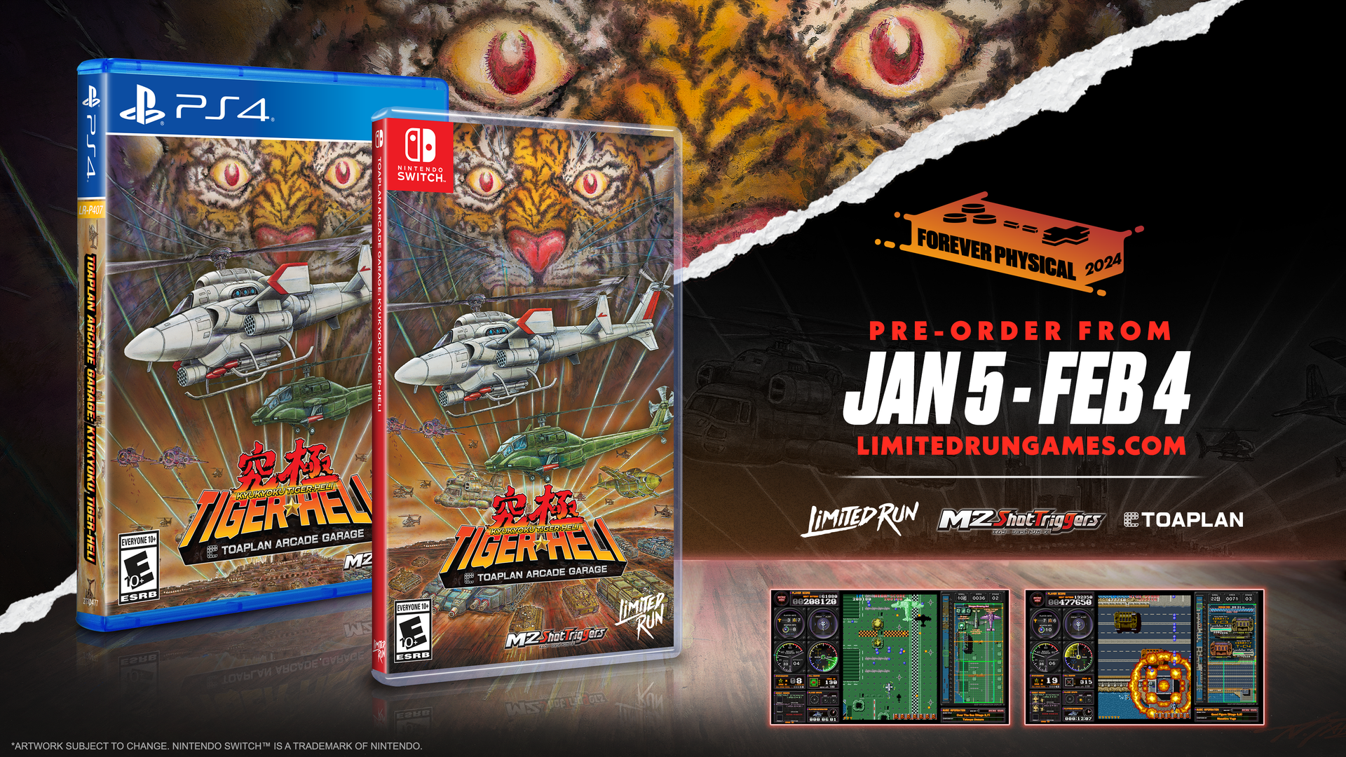 Switch Limited Run #217: Toaplan Arcade Garage: Kyukyoku Tiger Switch Limited Run #217: Toaplan Arcade Garage: Kyukyoku Tiger