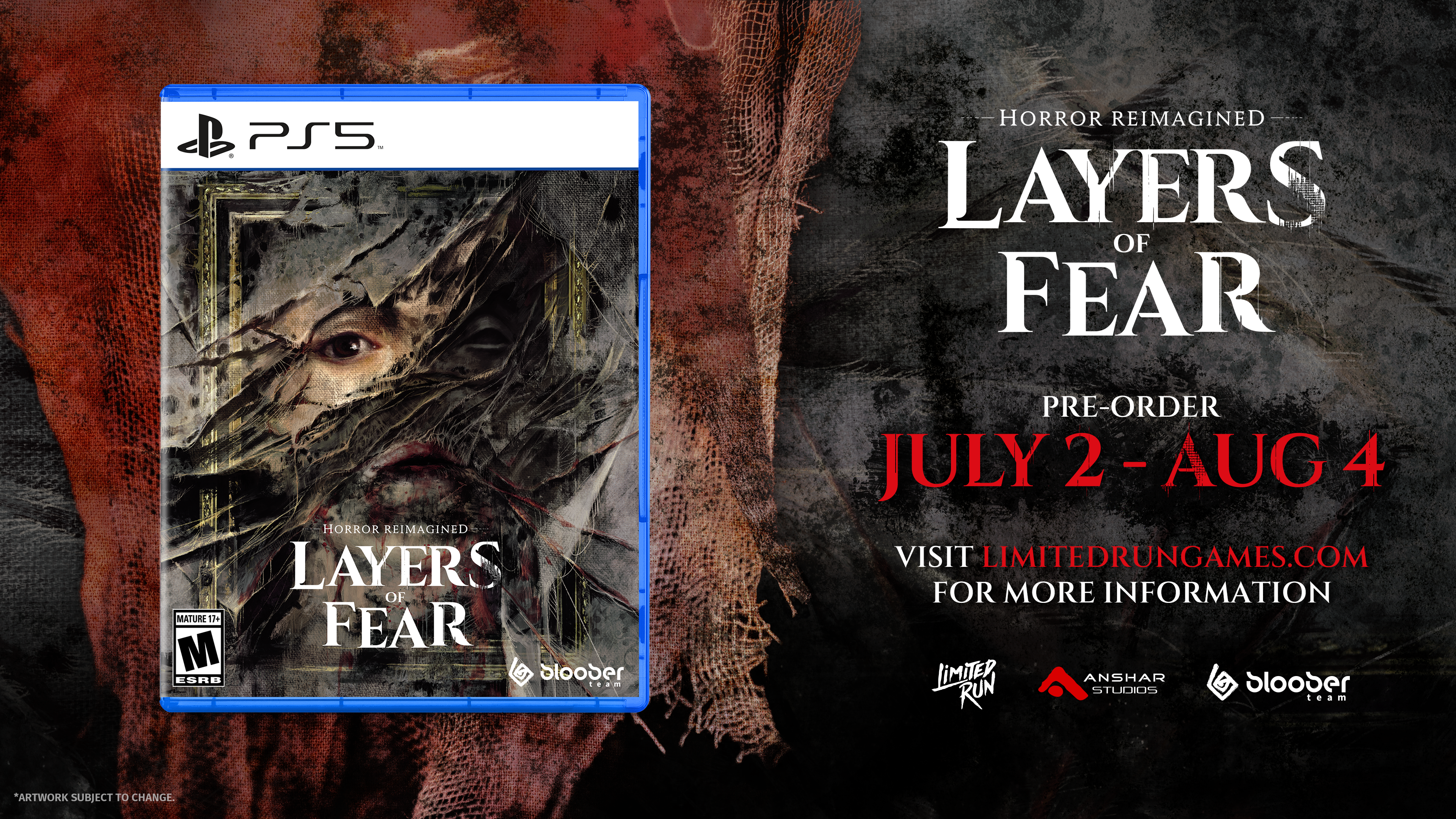 Layers Of Fear PS5 Limited Run Games MockUp Market Banner Standard 