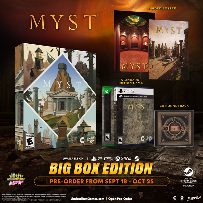 Myst Big Box Edition (PS5, Xbox, PC)