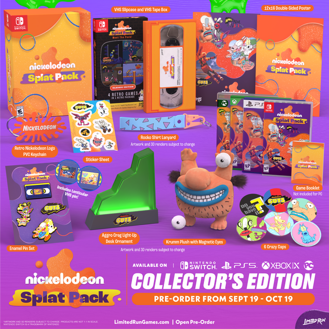 Edición de coleccionista del Nickelodeon Splat Pack (Switch, PS5, Xbox, PC) Edición de coleccionista del Nickelodeon Splat Pack (Switch, PS5, Xbox, PC)