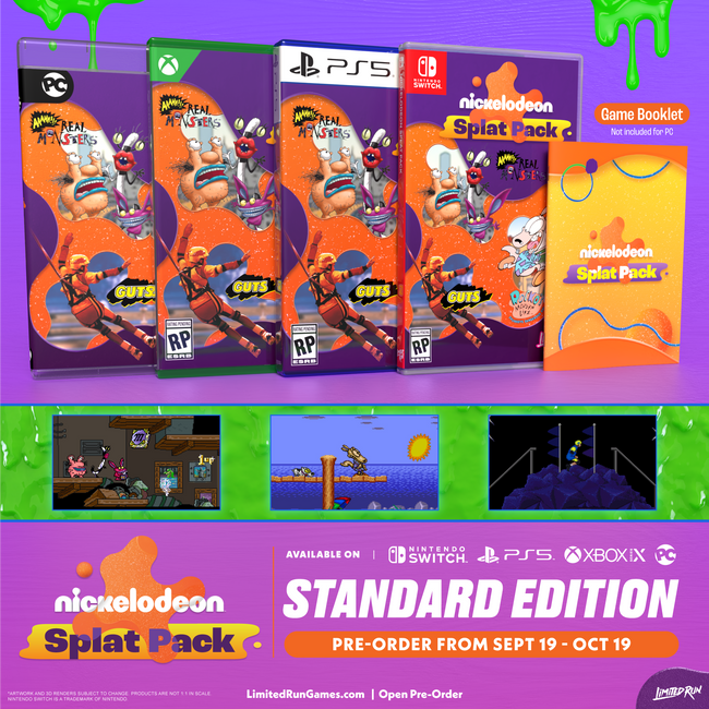 Nickelodeon Splat Pack Standard Edition (Switch, PS5, Xbox, PC)