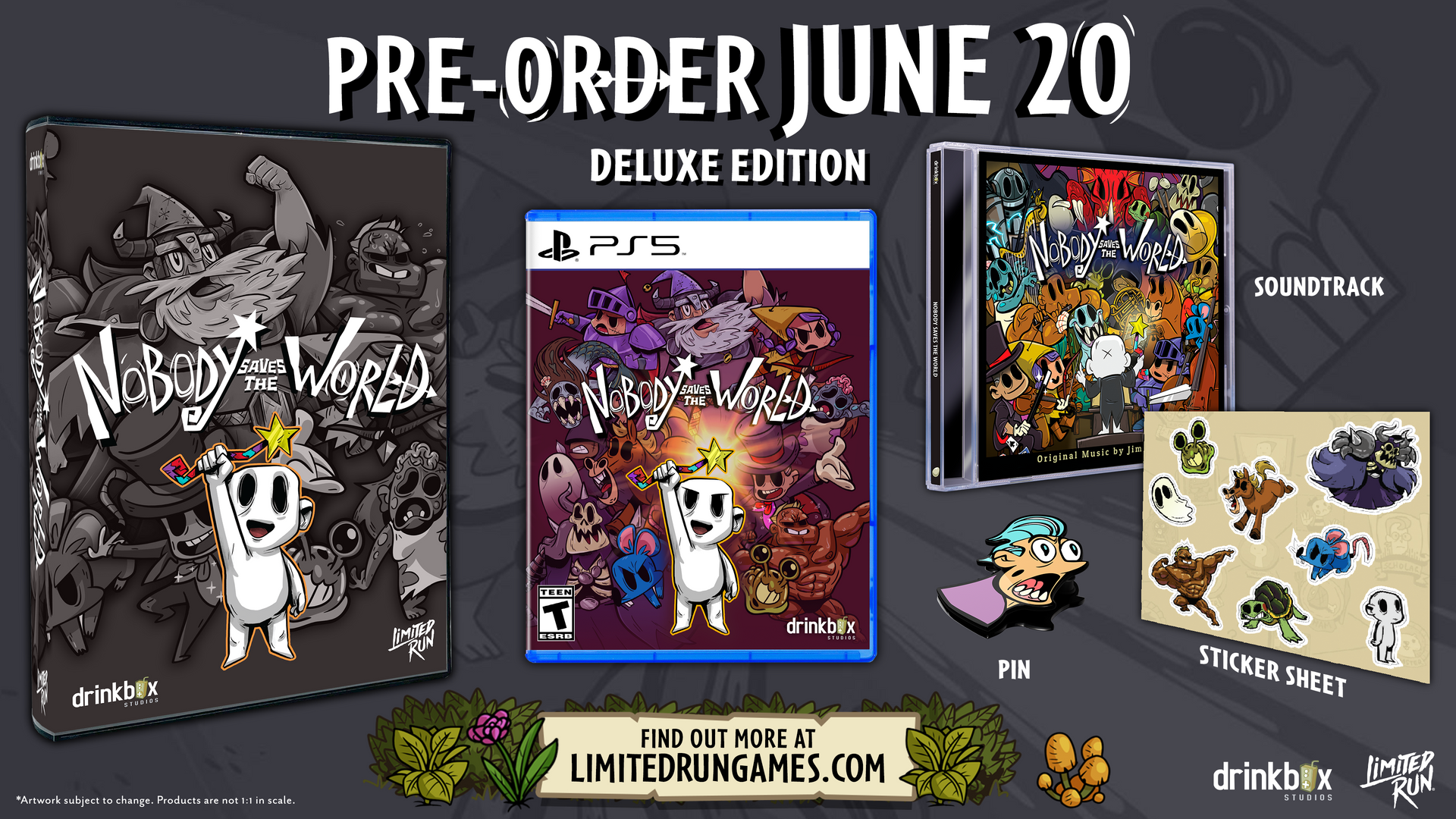 Nobody Saves the World Deluxe Edition (PS5) – Limited Run Games