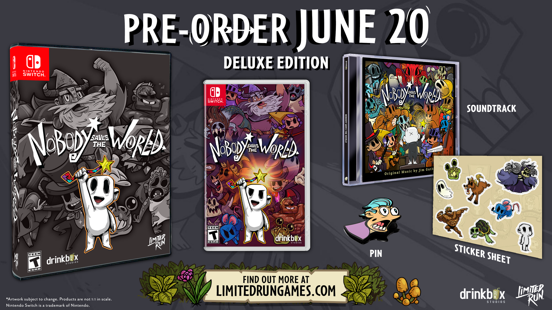 Nobody Saves the World Deluxe Edition (Switch) – Limited Run Games Nobody Saves the World Deluxe Edition (Switch) – Limited Run Games