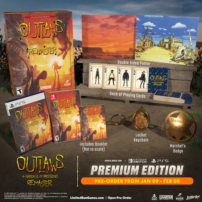 Outlaws + Handful of Missions: Remaster Premium Edition (Switch, PS5)