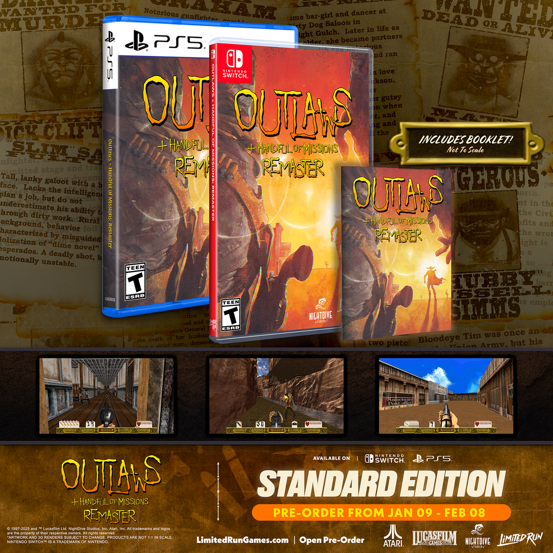 Outlaws + Handful of Missions: Remaster Standard Edition (Switch Outlaws + Handful of Missions: Remaster Standard Edition (Switch
