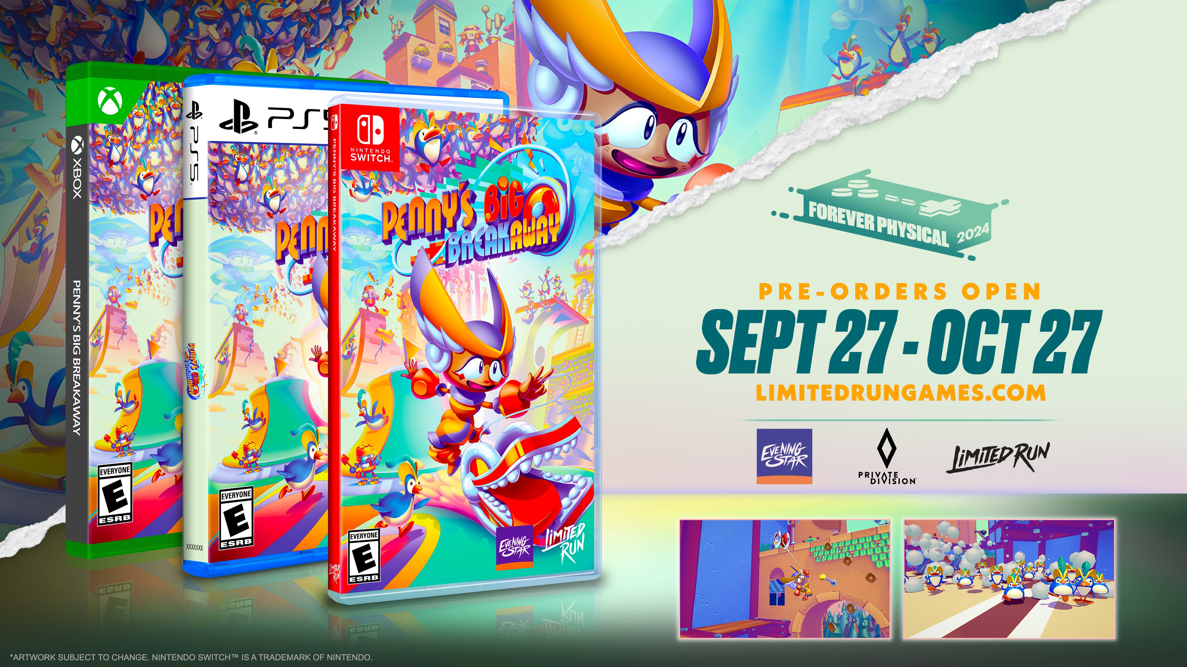 Penny's Big Breakaway Standard Edition (Switch, PS5, Xbox Series X