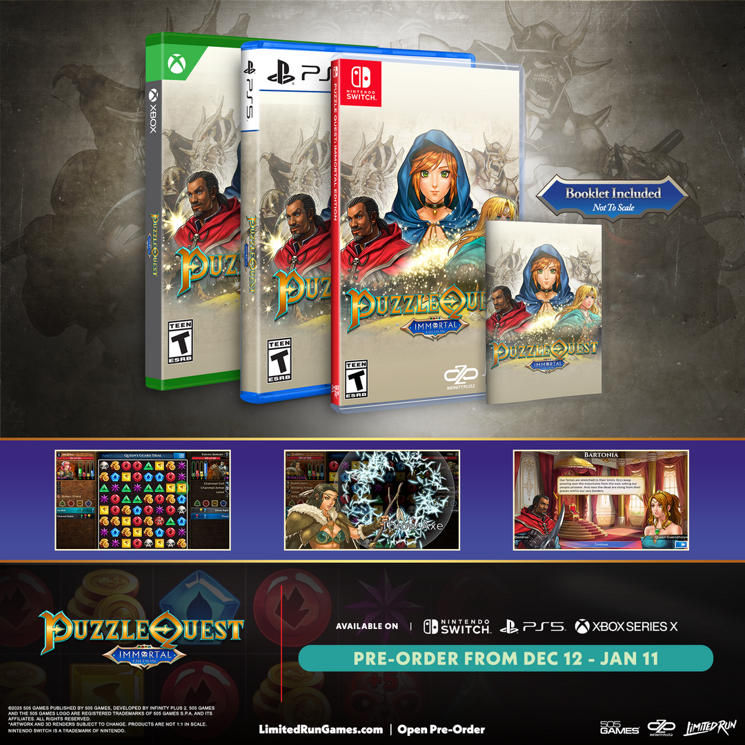 Puzzle Quest: Immortal Edition Standard Edition (Switch, PS5, Xbox Puzzle Quest: Immortal Edition Standard Edition (Switch, PS5, Xbox