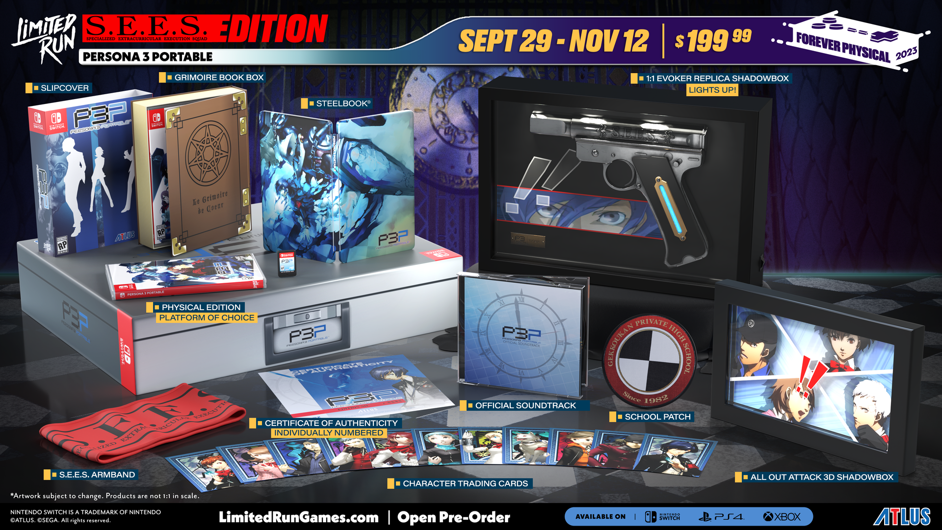 Switch Limited Run #213: Persona 3 Portable S.E.E.S. Edition Switch Limited Run #213: Persona 3 Portable S.E.E.S. Edition