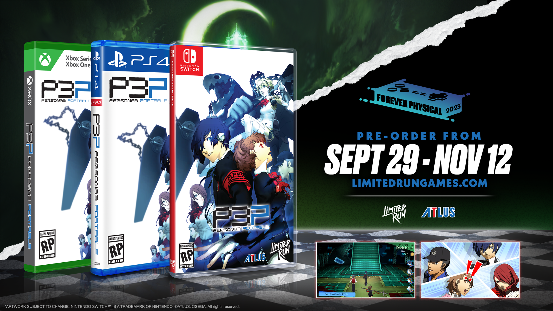 Switch Limited Run #213: Persona 3 Portable – Limited Run Games Switch Limited Run #213: Persona 3 Portable – Limited Run Games