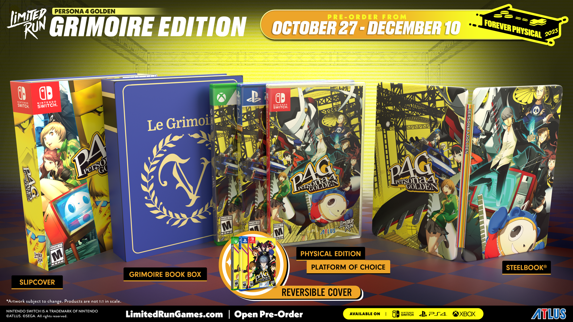 Limited Run #538: Persona 4 Golden Grimoire Edition (PS4 Limited Run #538: Persona 4 Golden Grimoire Edition (PS4