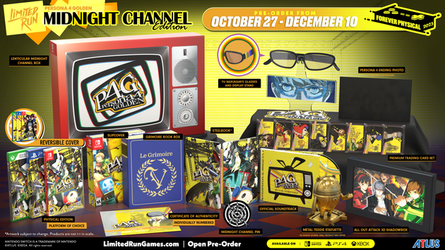 Limited Run #538: Persona 4 Golden Midnight Channel Edition (PS4)