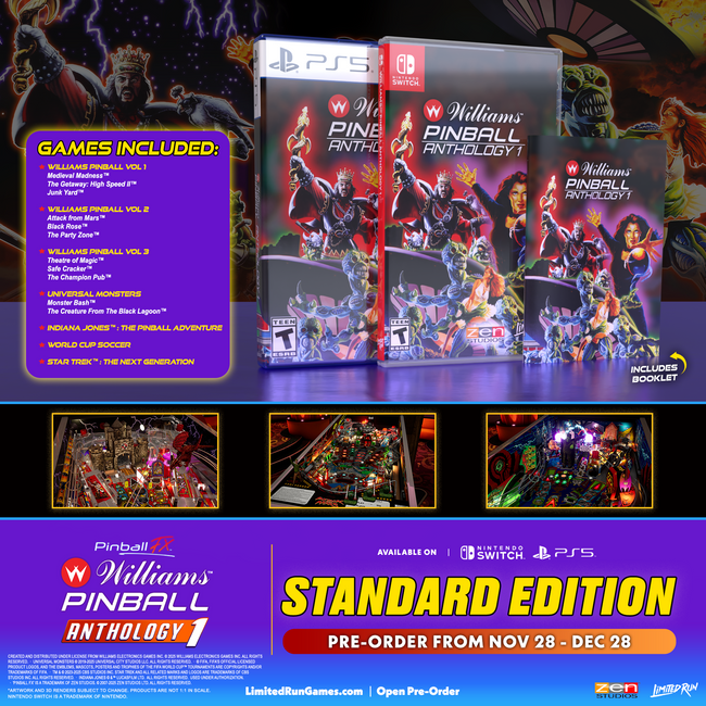 Pinball FX – Williams Pinball Anthology Volume 1 Standard Edition (Switch, PS5)