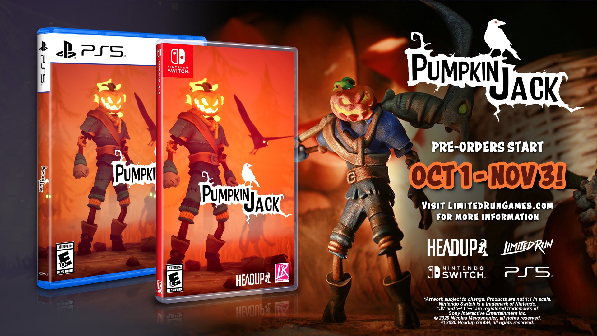Pumpkin Jack Per PlayStation 5 - Limited Run Games - Edizione Fisica Nuova Sigillata - Foto 6