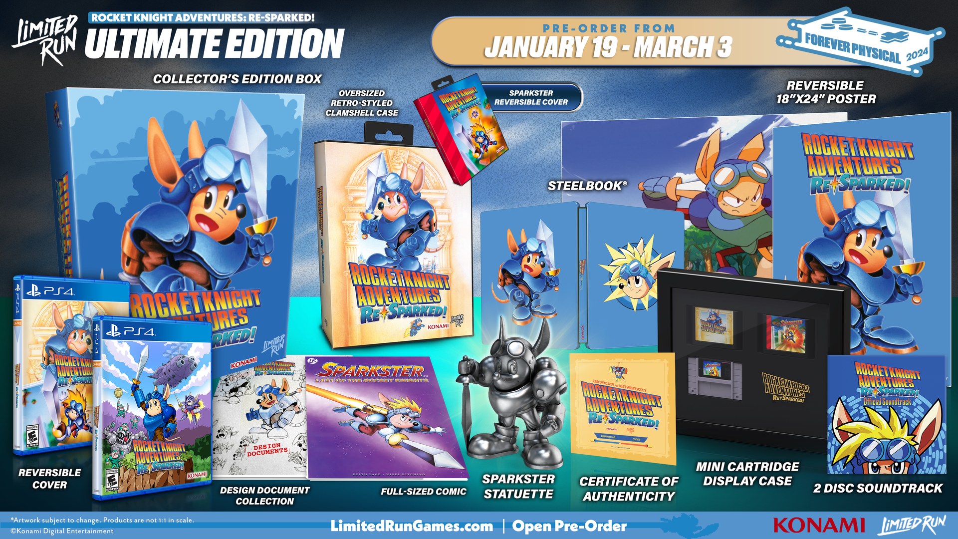 新品未開封ROCKET KNIGHT ADVENTURES Re-Sparked Amazon.com: Rocket Knight Adventures: Re-Sparked! SDCC
