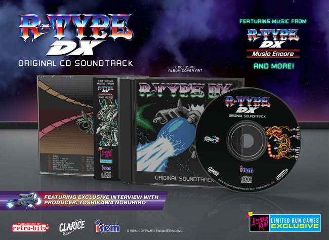 R-Type DX CD Soundtrack Limited Run Games Edition