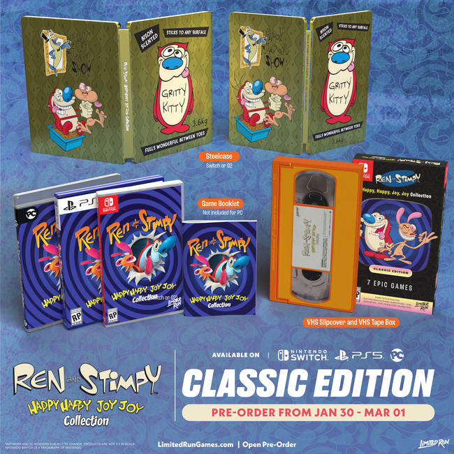 DOWNPAYMENT for Ren & Stimpy Happy, Happy, Joy, Joy Collection Classic Edition