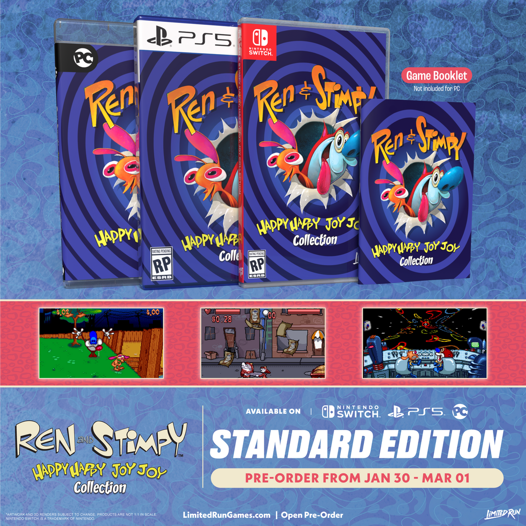 Ren & Stimpy Happy, Happy, Joy, Joy Collection Standard Edition (Switch, PS5, PC)