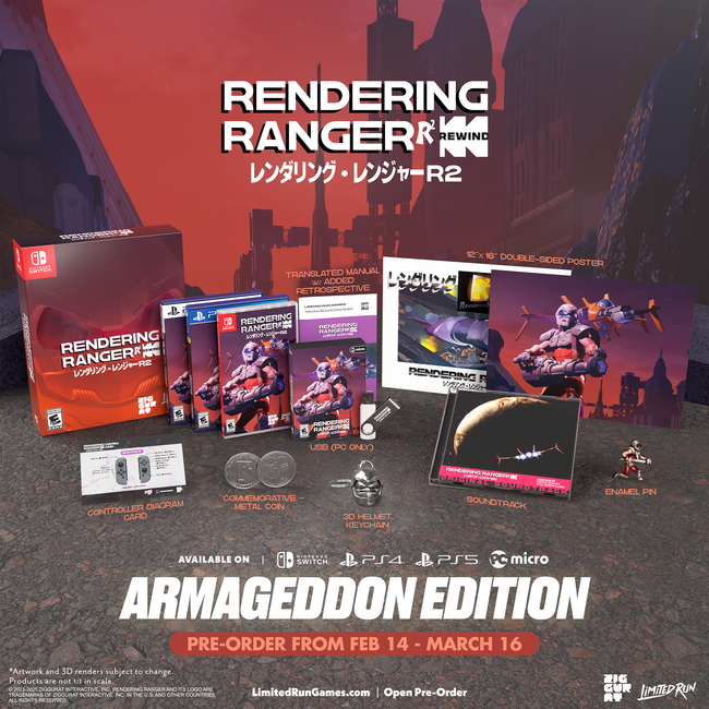 Rendering Ranger: R2 [Rewind] Armageddon Edition (Switch, PS5, PS4,PC)