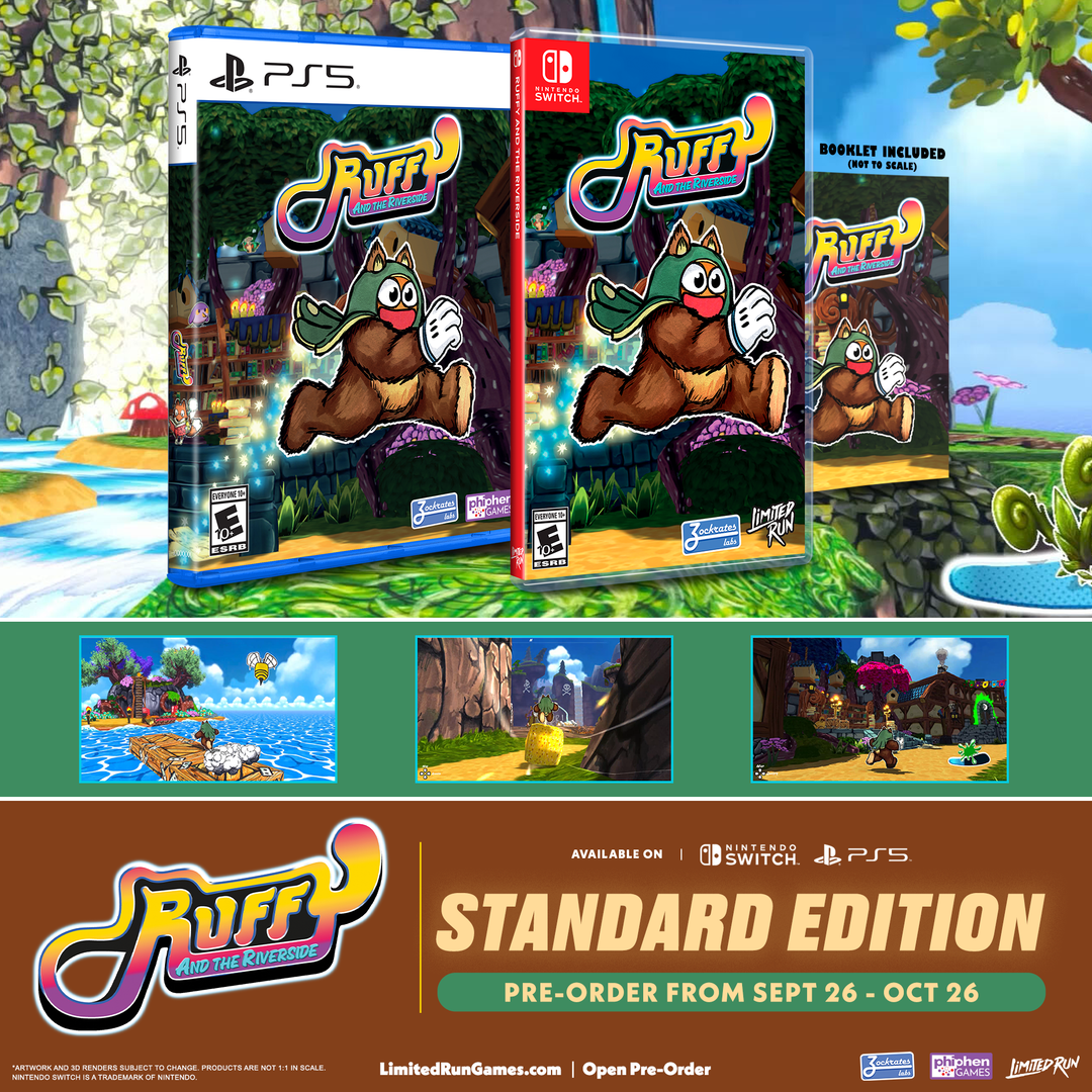 Ruffy and the Riverside Standard Edition (Switch, PS5) – Limited Ruffy and the Riverside Standard Edition (Switch, PS5) – Limited