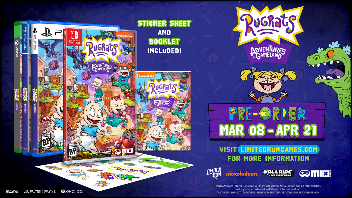 Rugrats: Adventures in Gameland (PS4) – Limited Run Games