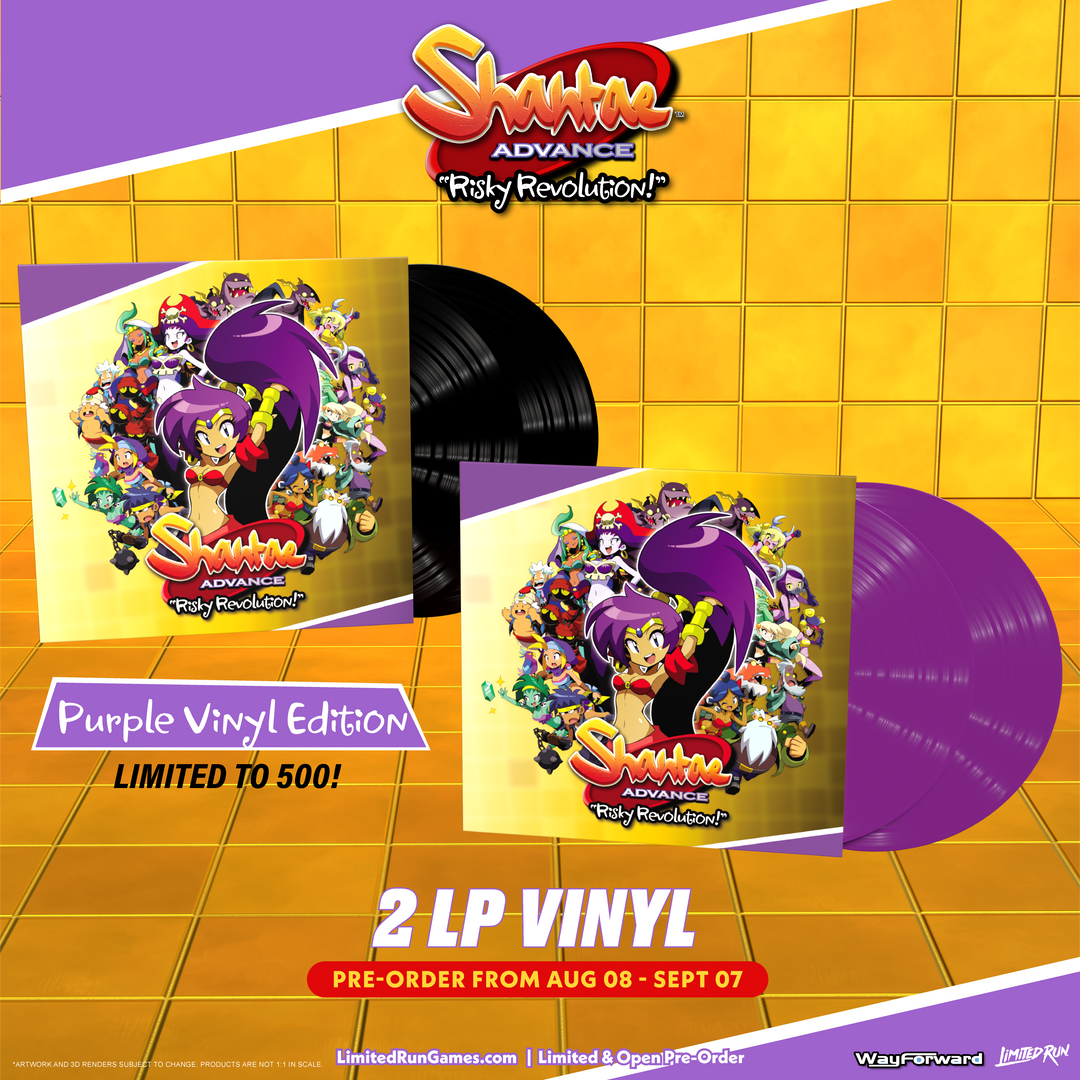 Shantae Advance: Risky Revolution - 2LP Vinyl – Limited Run Games Shantae Advance: Risky Revolution - 2LP Vinyl – Limited Run Games