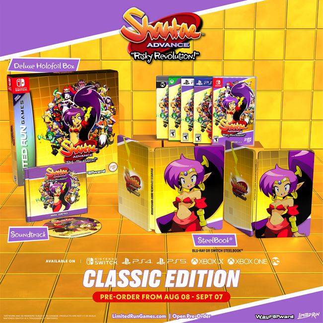 Shantae Advance: Risky Revolution Classic Edition (Switch, PS5, PS4, Xbox, PC)