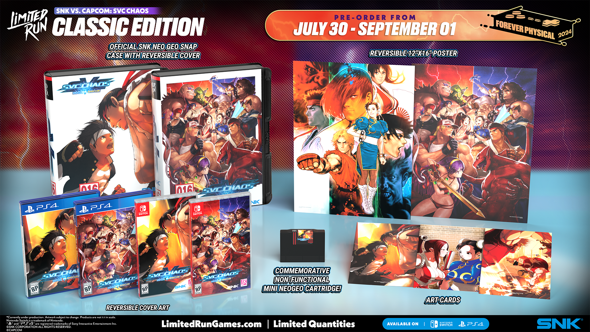 SNK VS. CAPCOM SVC CHAOS Classic Edition (Switch) – Limited Run Games SNK VS. CAPCOM SVC CHAOS Classic Edition (Switch) – Limited Run Games
