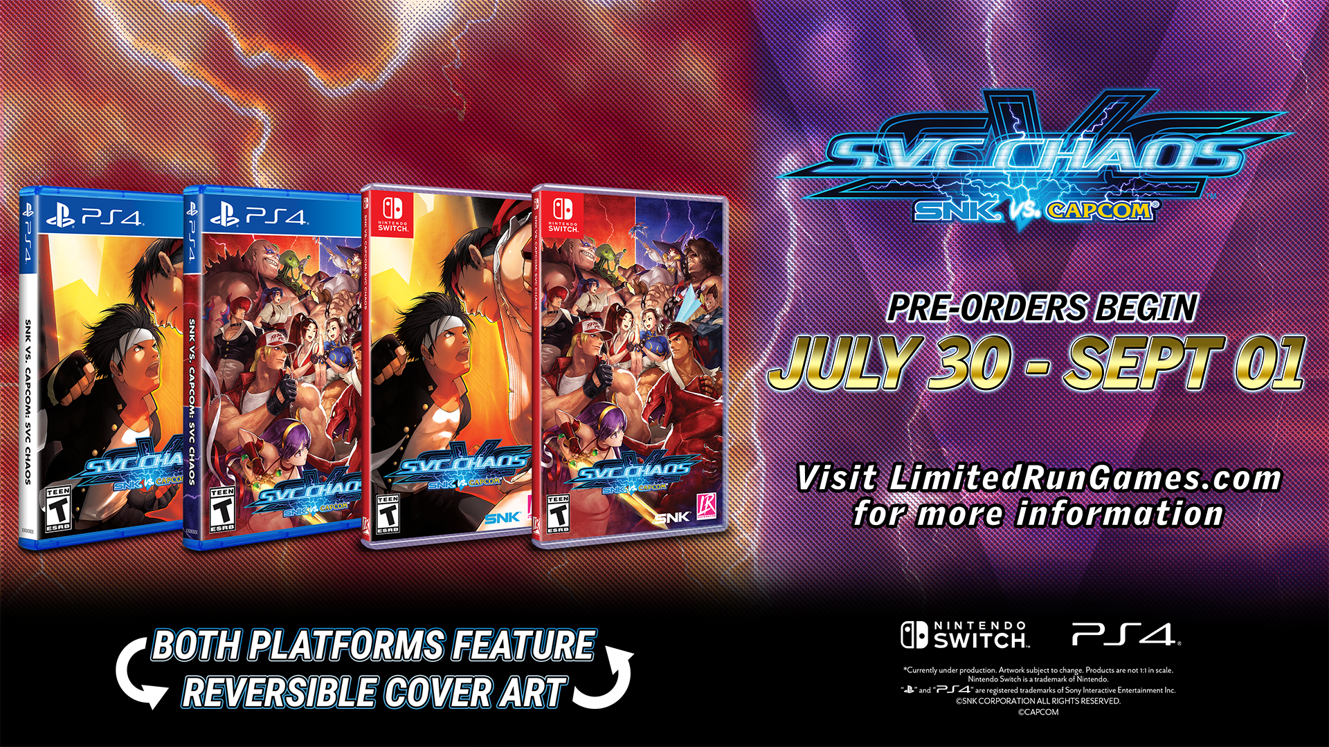 SNK VS. CAPCOM SVC CHAOS (Switch) – Limited Run Games SNK VS. CAPCOM SVC CHAOS (Switch) – Limited Run Games