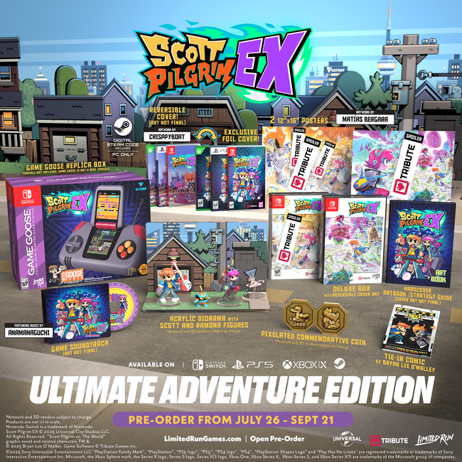 Scott Pilgrim EX Ultimate Adventure Edition (Switch, PS5, Xbox, PC)