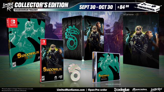 Switch Limited Run #163: Shadowrun Trilogy Collector's Edition