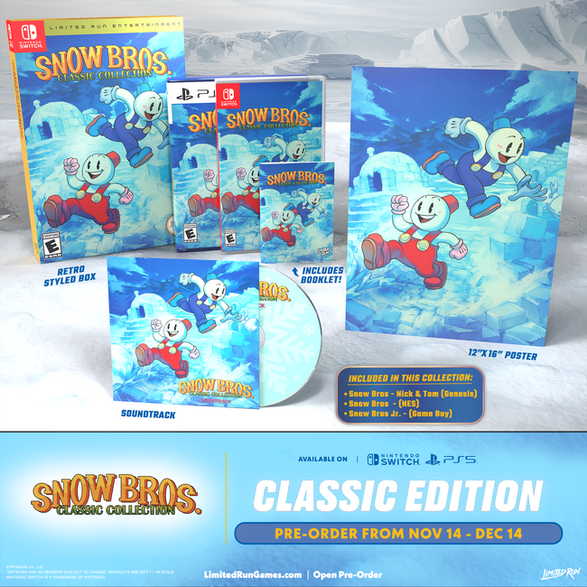 Snow Bros. Classic Collection Classic Edition (Switch, PS5)