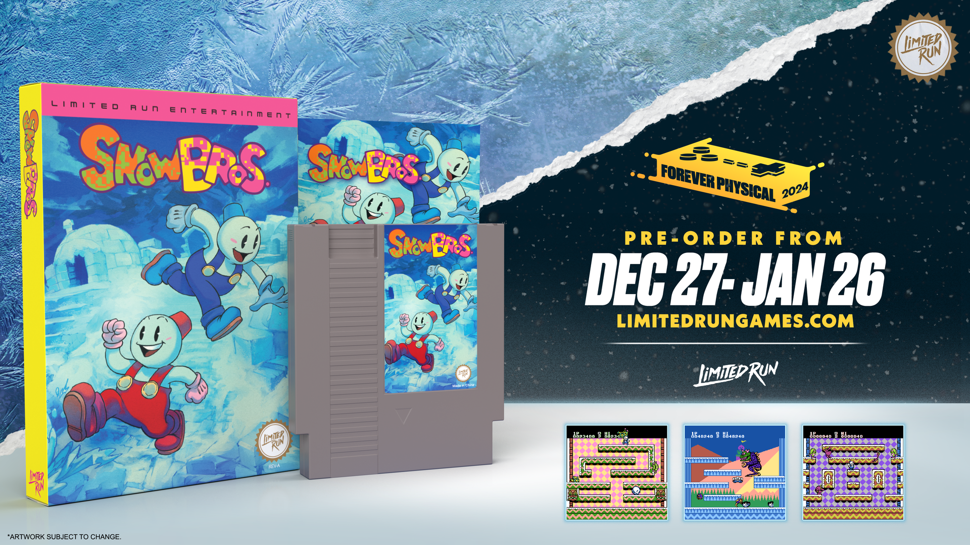 Snow Bros. (8-Bit) – Limited Run Games