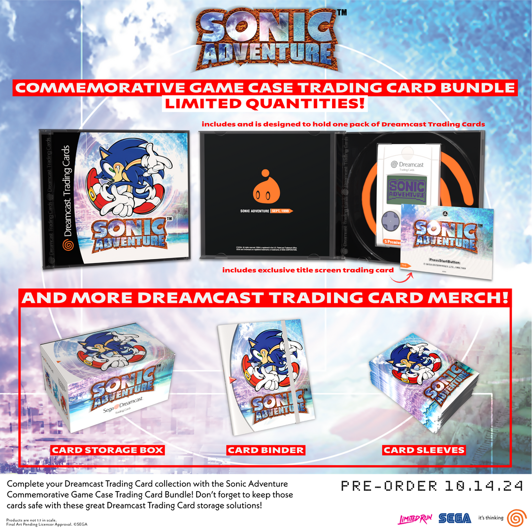 cards limited edition Sonic Adventure Jewel Case Trading Card Pack – Limited Run Games