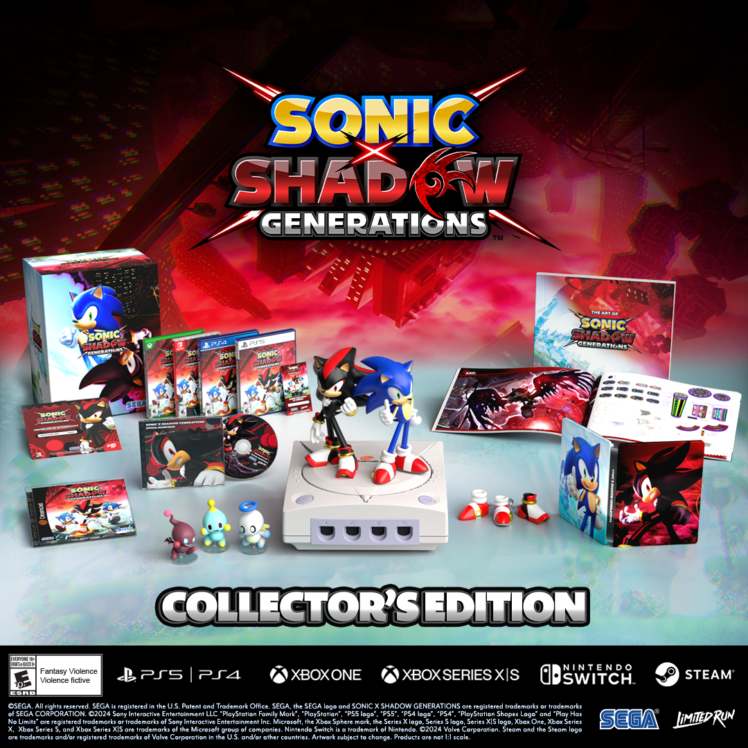 SONIC X SHADOW GENERATIONS Collector’s Edition (PS5) – Limited Run