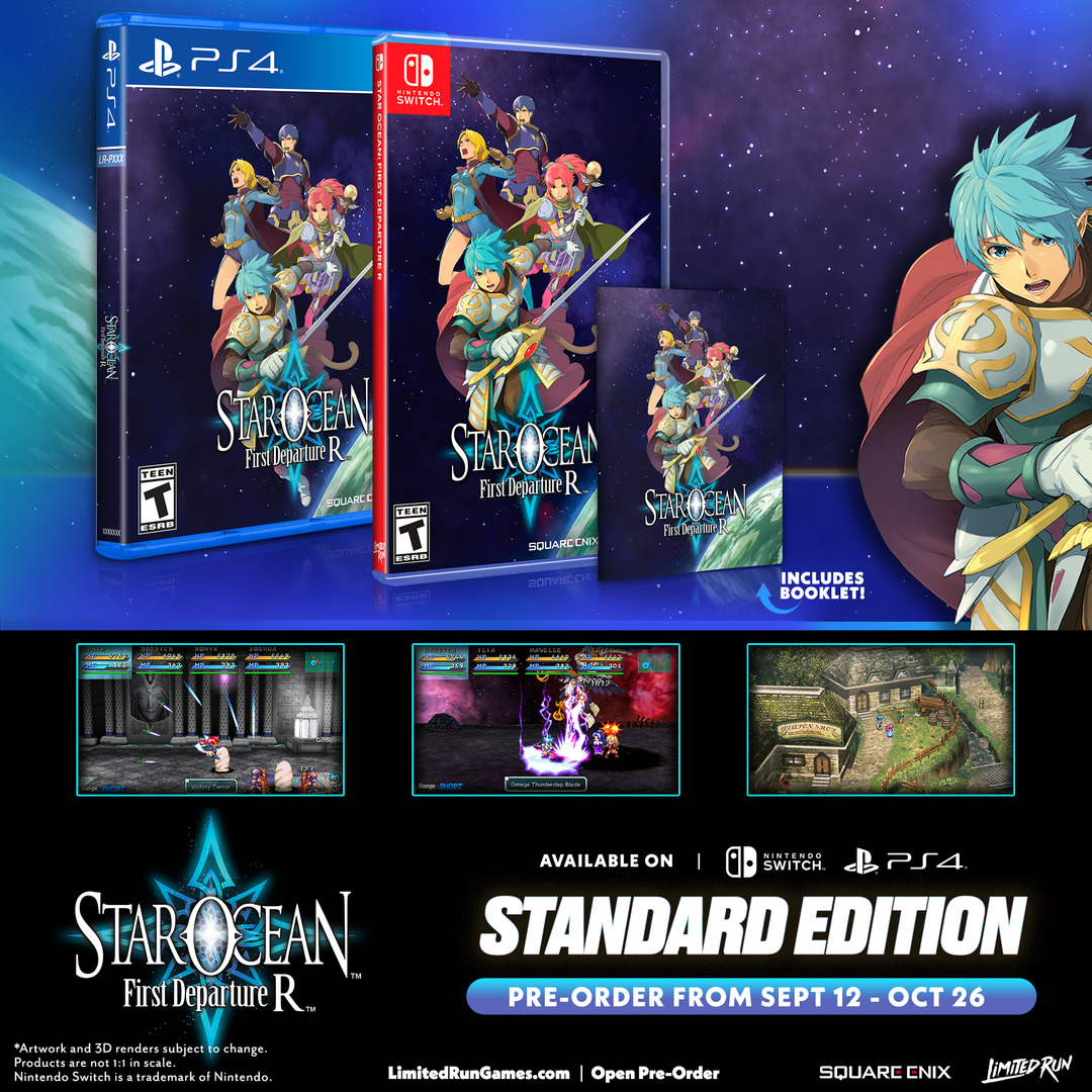 STAR OCEAN First Departure R Standard Edition (Switch, PS4 STAR OCEAN First Departure R Standard Edition (Switch, PS4