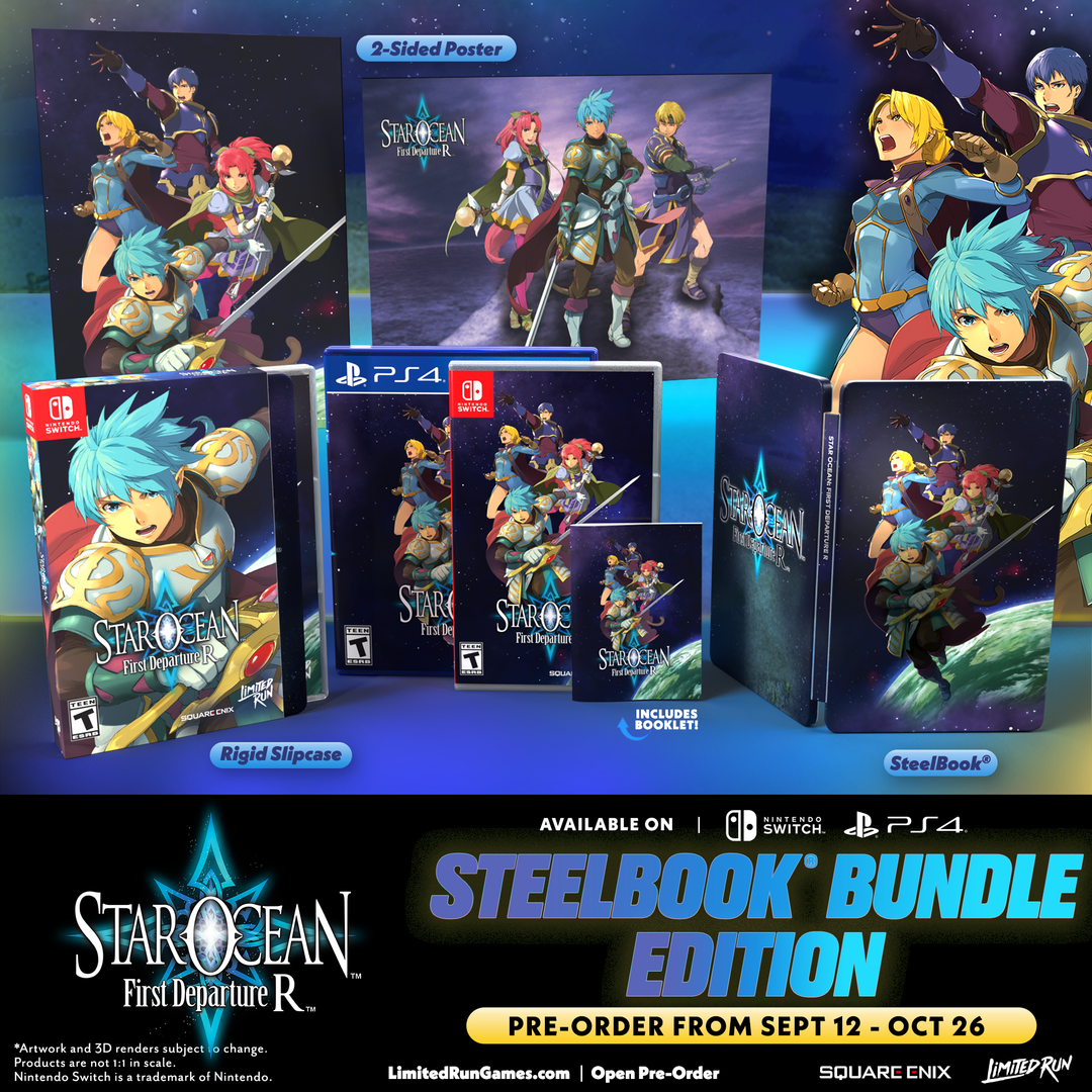 STAR OCEAN First Departure R SteelBook Bundle Edition (Switch, PS4 STAR OCEAN First Departure R SteelBook Bundle Edition (Switch, PS4